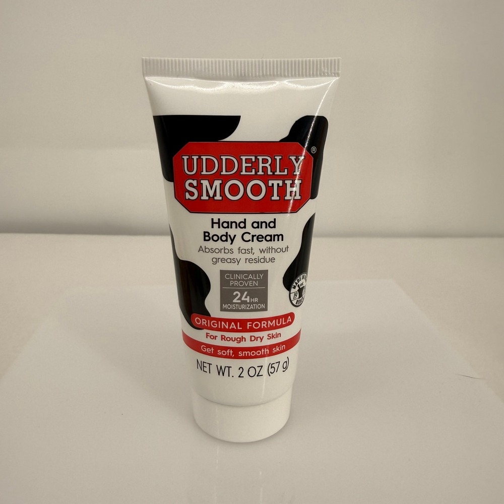 Udderly Smooth Hand and Body Cream Original Formula 2oz Travel Size Tube
